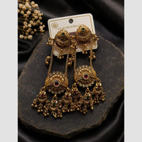 Manisha Jewellery Indian Ethnic Pota Stone And Pearl Dangler Earrings 