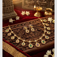 Manisha Jewellery Designer Austrian Stone Necklace Set