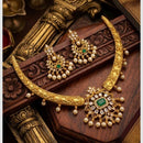 Manisha Jewellery Designer Crystal Stone And Beads Necklace Set
