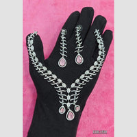 Manisha Jewellery Designer American Diamond Necklace Set for Women