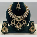 Manisha Jewellery Polki Kundan Stone And Beads Necklace Set 