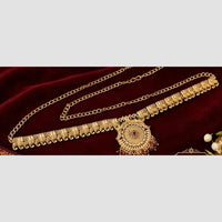 Manisha Jewellery South Indian Pota Stone Pearl Antique Kamarband