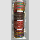 Manisha Jewellery Colourful Design Glass Bangles Set