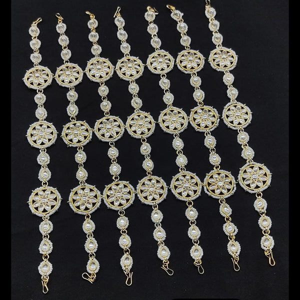 Lucentarts Jewellery Gold Plated Sheeshphool