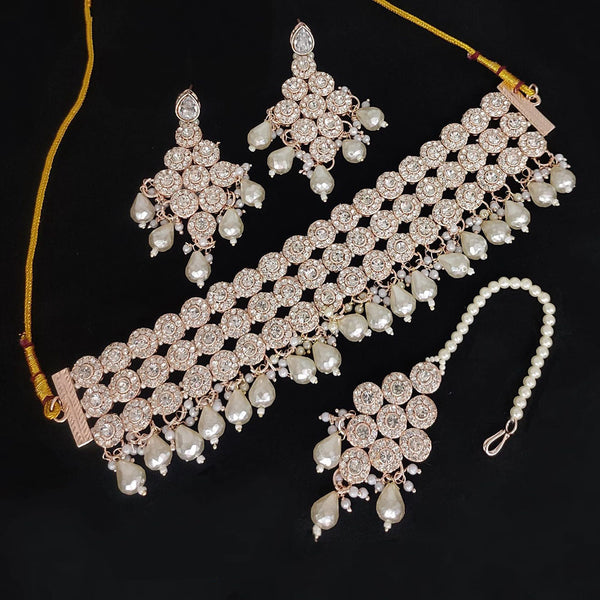 Lucentarts Jewellery Austrian Stone Choker Necklace Set