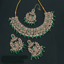 Lucentarts Jewellery Gold Plated Choker Necklace Set