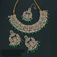 Lucentarts Jewellery Gold Plated Choker Necklace Set