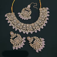 Lucentarts Jewellery Gold Plated Choker Necklace Set