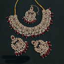 Lucentarts Jewellery Gold Plated Choker Necklace Set
