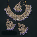 Lucentarts Jewellery Gold Plated Choker Necklace Set