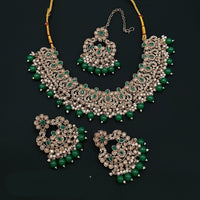 Lucentarts Jewellery Gold Plated Austrian Choker Necklace Set