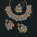 Lucentarts Jewellery Gold Plated Austrian Choker Necklace Set