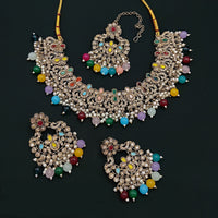Lucentarts Jewellery Gold Plated Austrian Choker Necklace Set