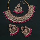 Lucentarts Jewellery Gold Plated Austrian Choker Necklace Set