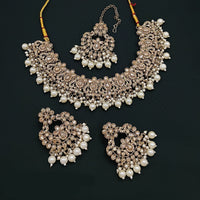 Lucentarts Jewellery Gold Plated Austrian Choker Necklace Set