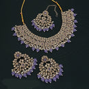 Lucentarts Jewellery Gold Plated Austrian Choker Necklace Set