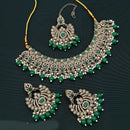 Lucentarts Jewellery Gold Plated Austrian Choker Necklace Set