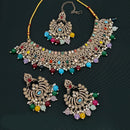 Lucentarts Jewellery Gold Plated Austrian Choker Necklace Set