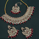 Lucentarts Jewellery Gold Plated Austrian Choker Necklace Set