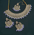 Lucentarts Jewellery Gold Plated Austrian Choker Necklace Set