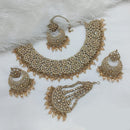 Lucentarts Jewellery Gold Plated Austrian Stone And Beads Necklace Set