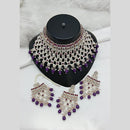 Lucentarts Jewellery Austrian Stone Pearl And Beads Necklace Set