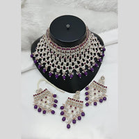 Lucentarts Jewellery Austrian Stone Pearl And Beads Necklace Set