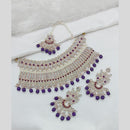 Lucentarts Jewellery Austrian Stone Pearl And Beads Necklace Set