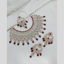 Lucentarts Jewellery Austrian Stone Pearl And Beads Necklace Set