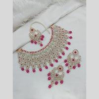 Lucentarts Jewellery Austrian Stone Pearl And Beads Necklace Set