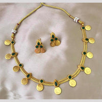 Lucentarts Jewellery Traditional Pota necklace  with Goddess Lakshmi Motif