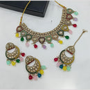 Lucentarts Classic Kundan & Beads Necklace Set
