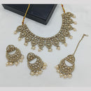Lucentarts Classic Kundan & Beads Necklace Set