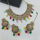 Lucentarts  Jewellery Traditional Kundan & Beaded Necklace Set