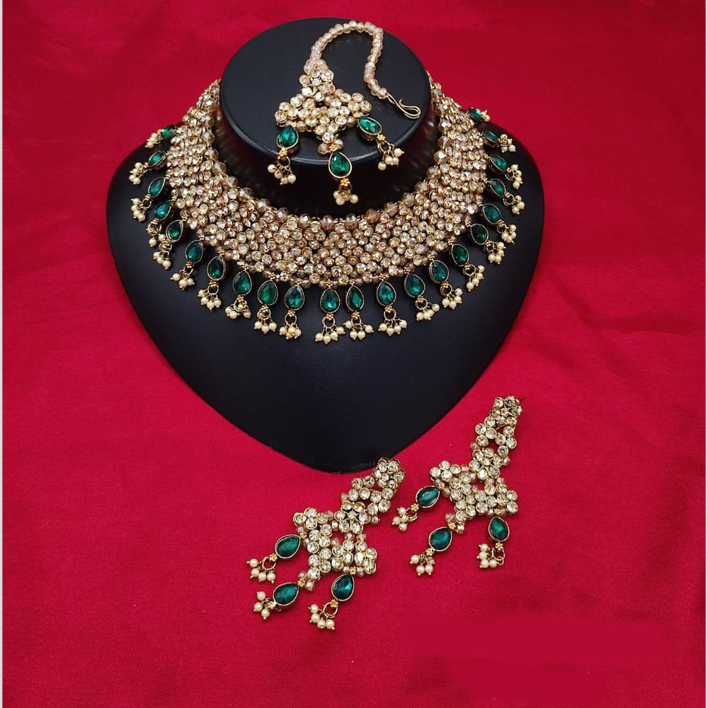 Lucentarts Jewellery Dazzling Crystal Set – Elegant Necklace set