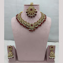Lucentarts Jewellery Pota And Austrian And Pearl Necklace Set