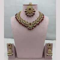 Lucentarts Jewellery Pota And Austrian And Pearl Necklace Set