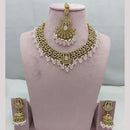 Lucentarts Jewellery Pota And Austrian And Pearl Necklace Set