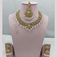 Lucentarts Jewellery Pota And Austrian And Pearl Necklace Set