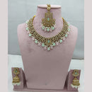 Lucentarts Jewellery Pota And Austrian And Pearl Necklace Set