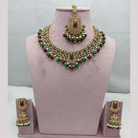 Lucentarts Jewellery Pota And Austrian And Pearl Necklace Set