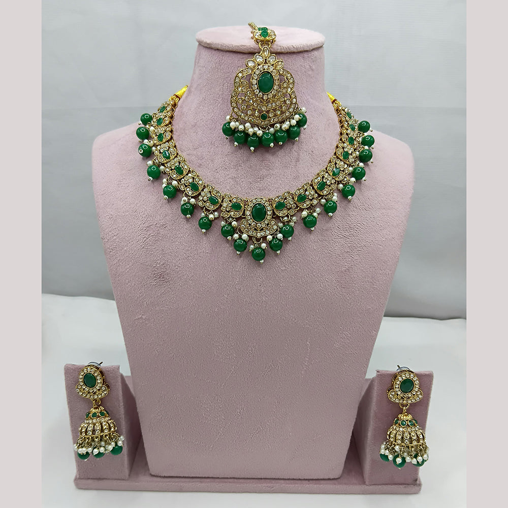 Lucentarts Jewellery Pota And Austrian Beads Necklace Set