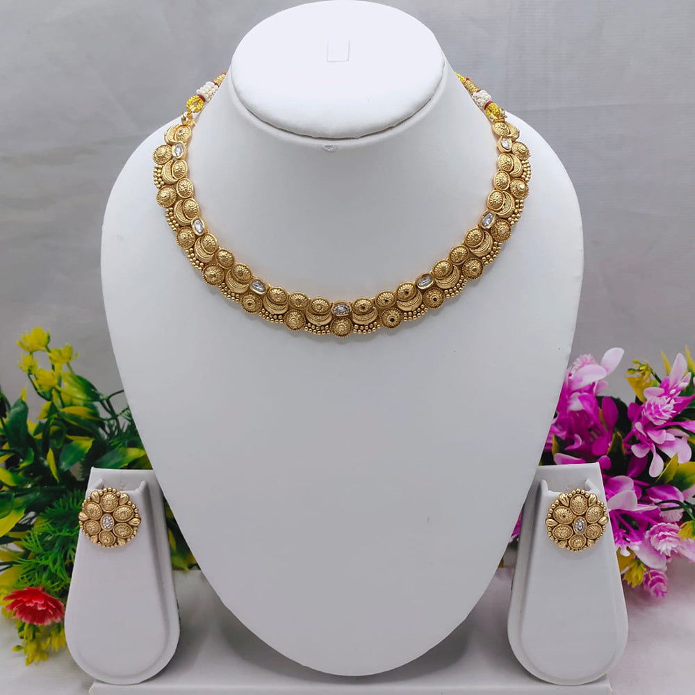 Lucentarts Jewellery Shine And Style Gold Plated Necklace Set For Every Occasion