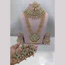 Lucentarts Jewellery Designer Austrian Stone And Beads Double Necklace Set