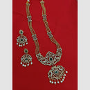 Lucentarts Jewellery Austrian Stone Pearl And Beads Necklace Set