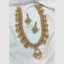 Lucentarts Jewellery Austrian Stone Pearl And Beads Necklace Set