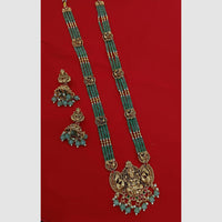 Lucentarts Jewellery Pota Stone And Pearl Temple Necklace Set