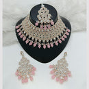 Lucentarts Jewellery Austrian Stone Beads And Pearl Choker Necklace Set