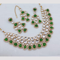 Lucentarts Jewellery Handcrafted Elegant Pota Stone Choker Necklace Set