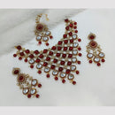 Lucentarts Jewellery Handcrafted Elegant Pota Stone Choker Necklace Set